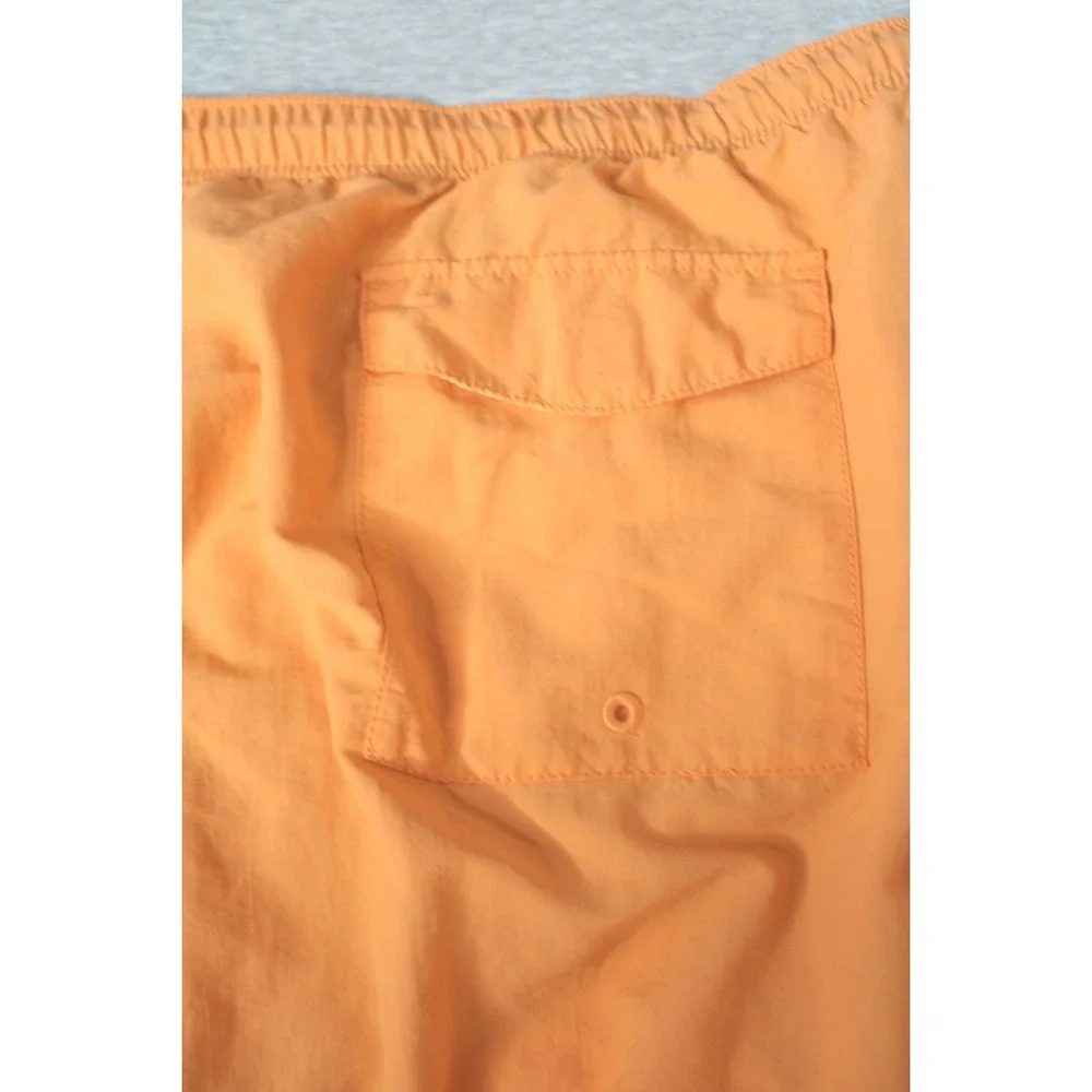 Tommy Bahama Mens Orange Swim Trunks‎ Cargo Pocket Mesh Lined Marlin Logo 5XL